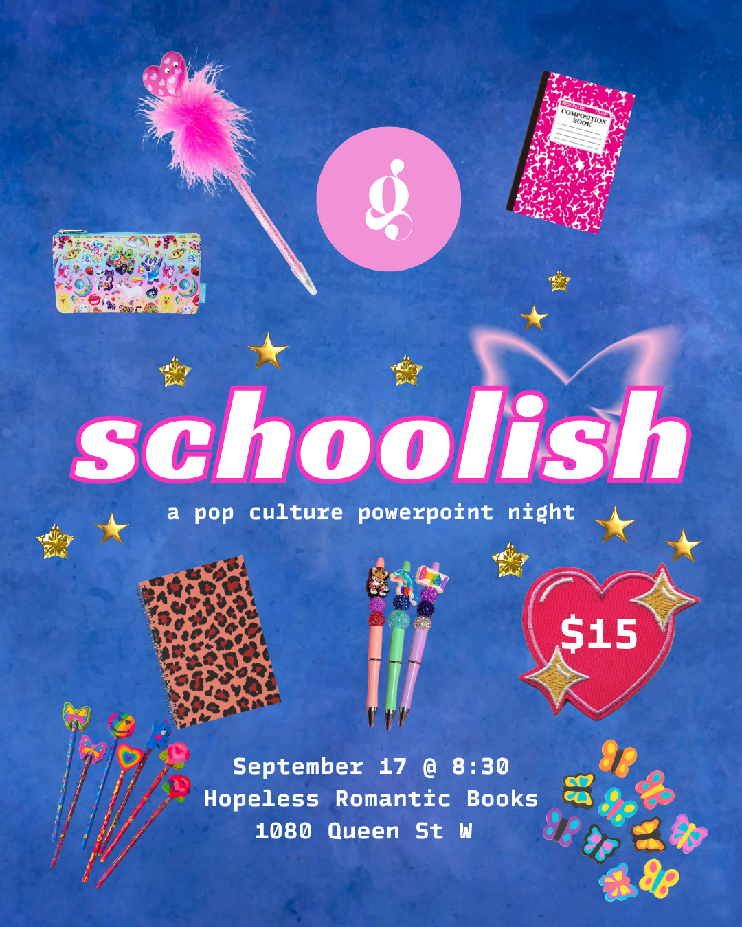 schoolish: a pop culture presentation night